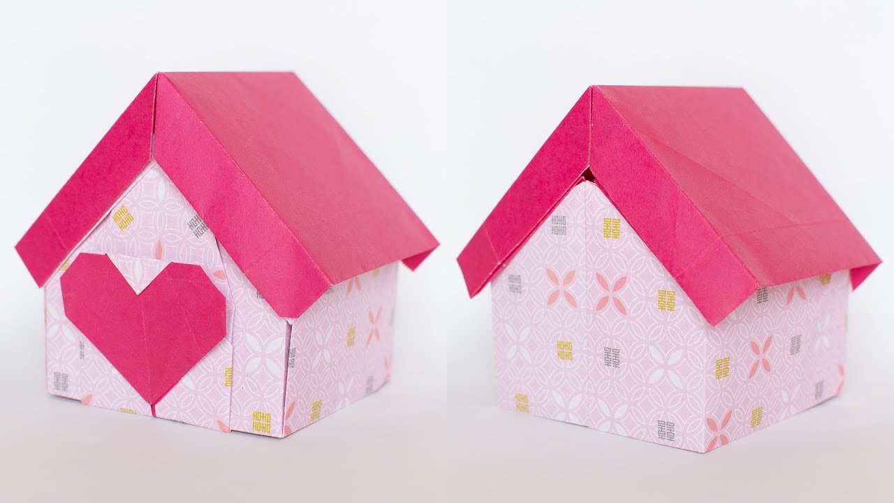 Origami Heart in a House (Freestanding) v3 (Michelle Fung)