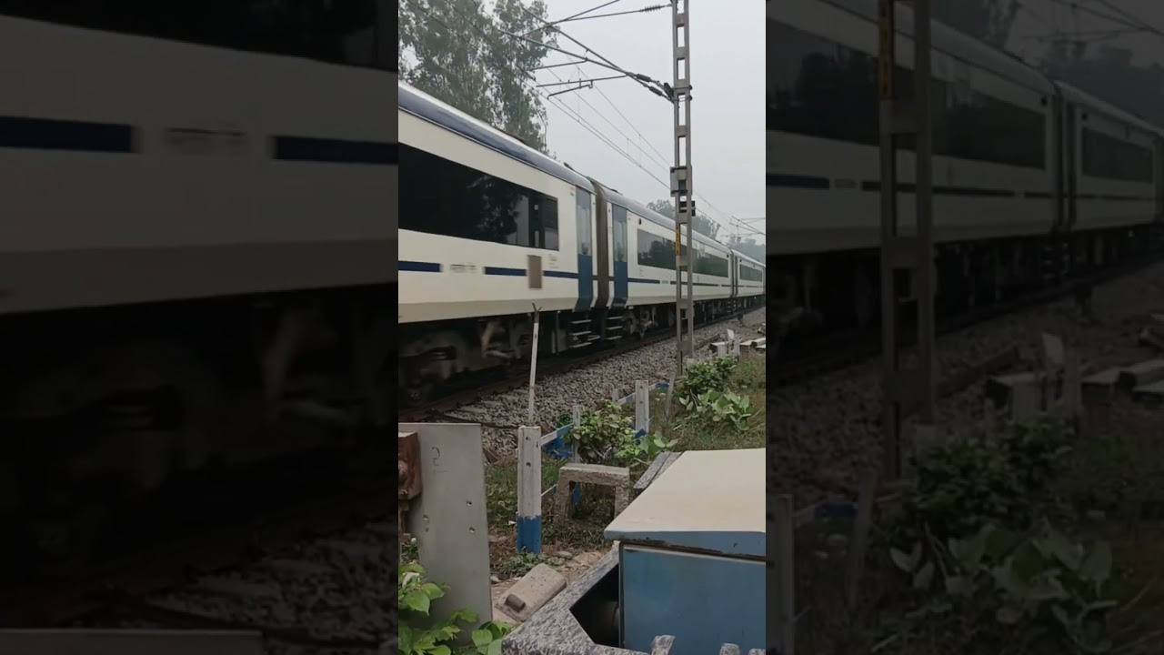 Kunda Harnamganj Railway Fatak Vande Bharat Train Crossing 🚂