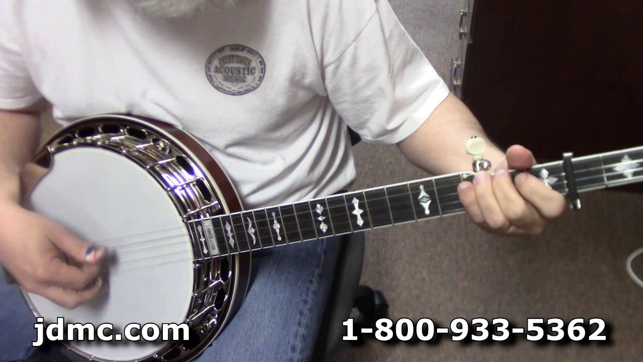 Huber Lancaster True Tone 5 String Banjo Demo @ JDMC