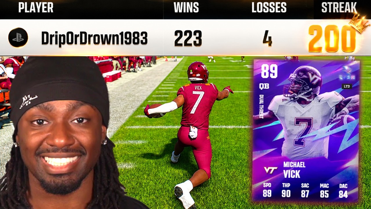 Droga do 200 zwycięstw z rzędu?!?! Ft. 89 Michael Vick