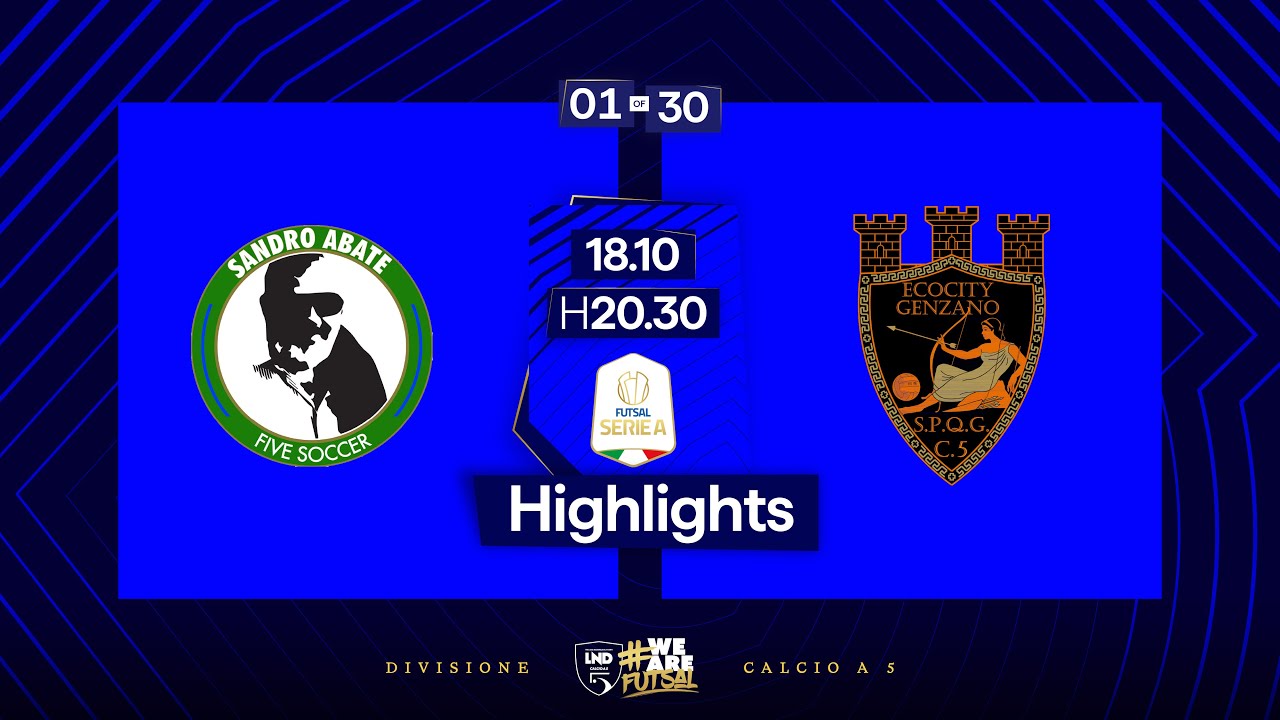 Sandro Abate-Ecocity Genzano 1-3 | 1ª giornata | Serie A 2024/2025 | Highlights