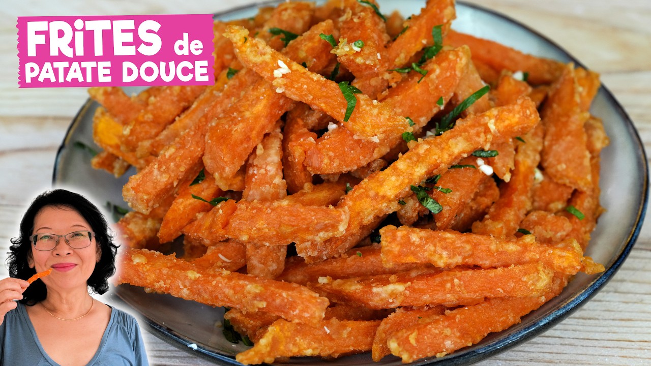 Frites de patate douce : Technique pour les rendre croustillantes et légères