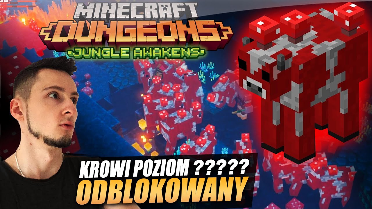KROWI POZIOM - Minecraft Dungeons (PL) Gameplay (PL)