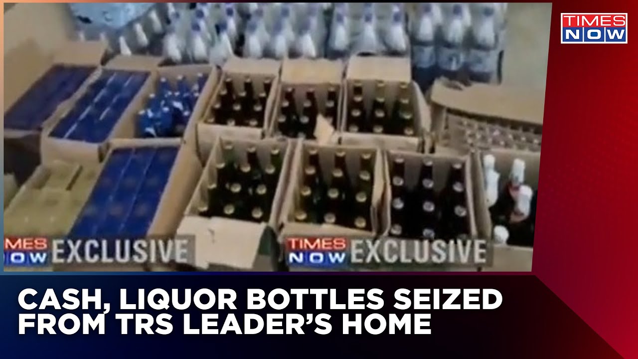Munugode Bypolls | Local TRS Leader's House Raided, Cash And Liquor Bottles Seized | English News