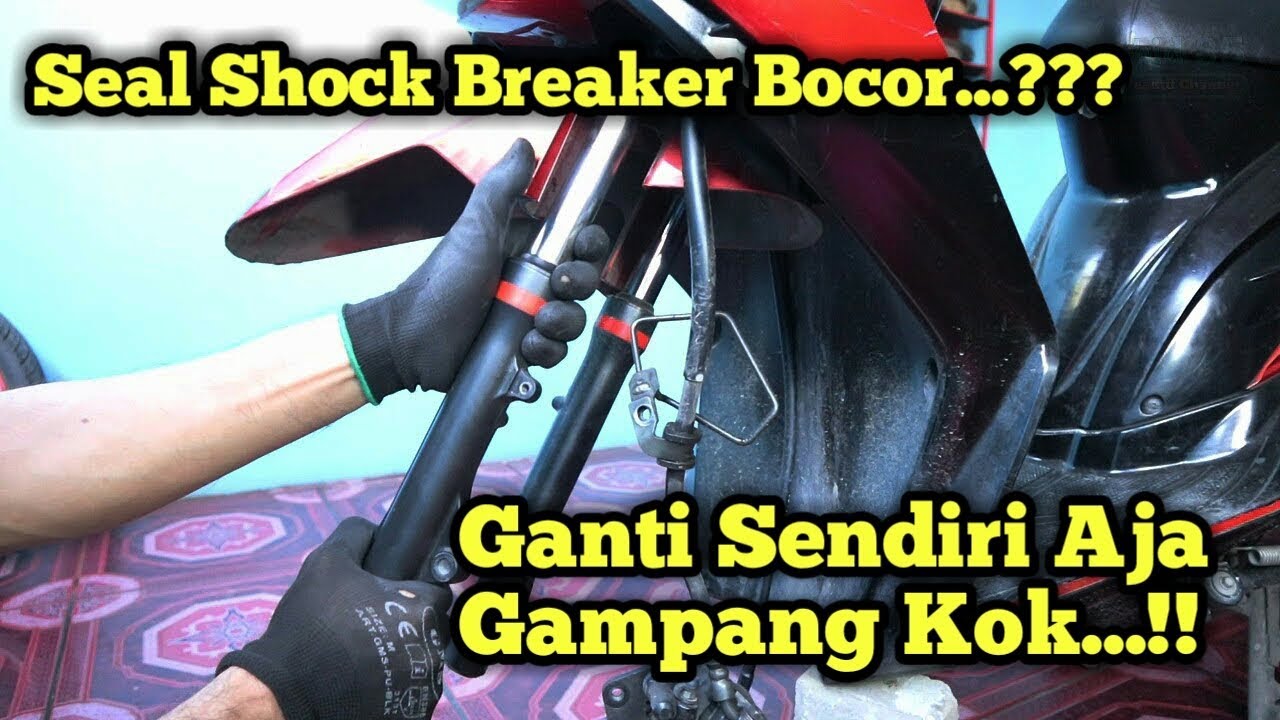 Seal Shock Depan Honda Beat Bocor