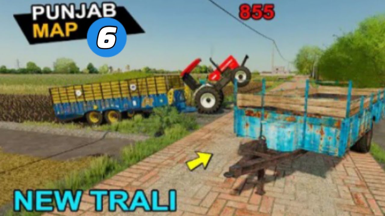 ਆਪਣੇ ਪੰਜਾਬ ਦਾ MAP || FARMING SIMULATOR 22 ||  EPISODE 6 || MANUGAMING750A