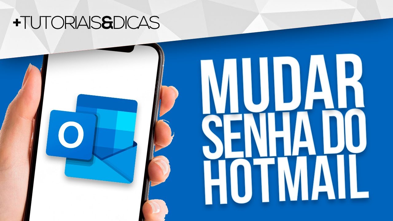 📨 Como MUDAR / ALTERAR SENHA do HOTMAIL pelo CELULAR (Android e iPhone)