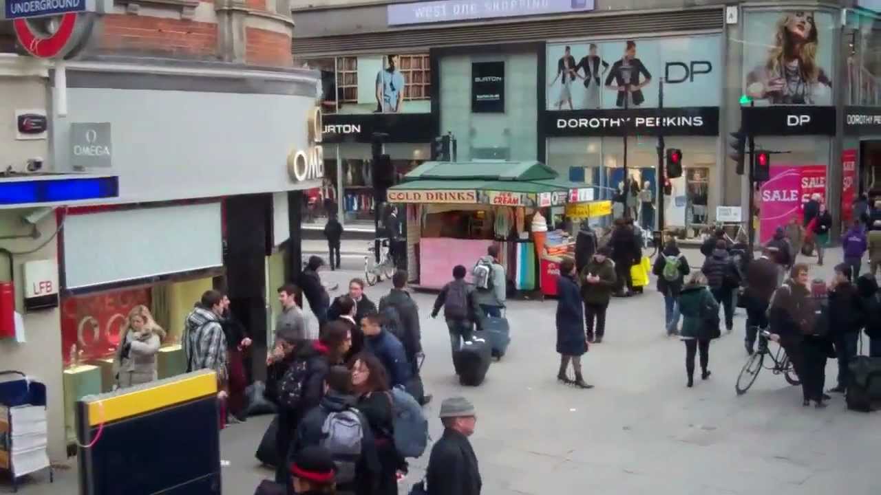 Oxford Street to Victoria Station, London - viewed from a no 73 bus