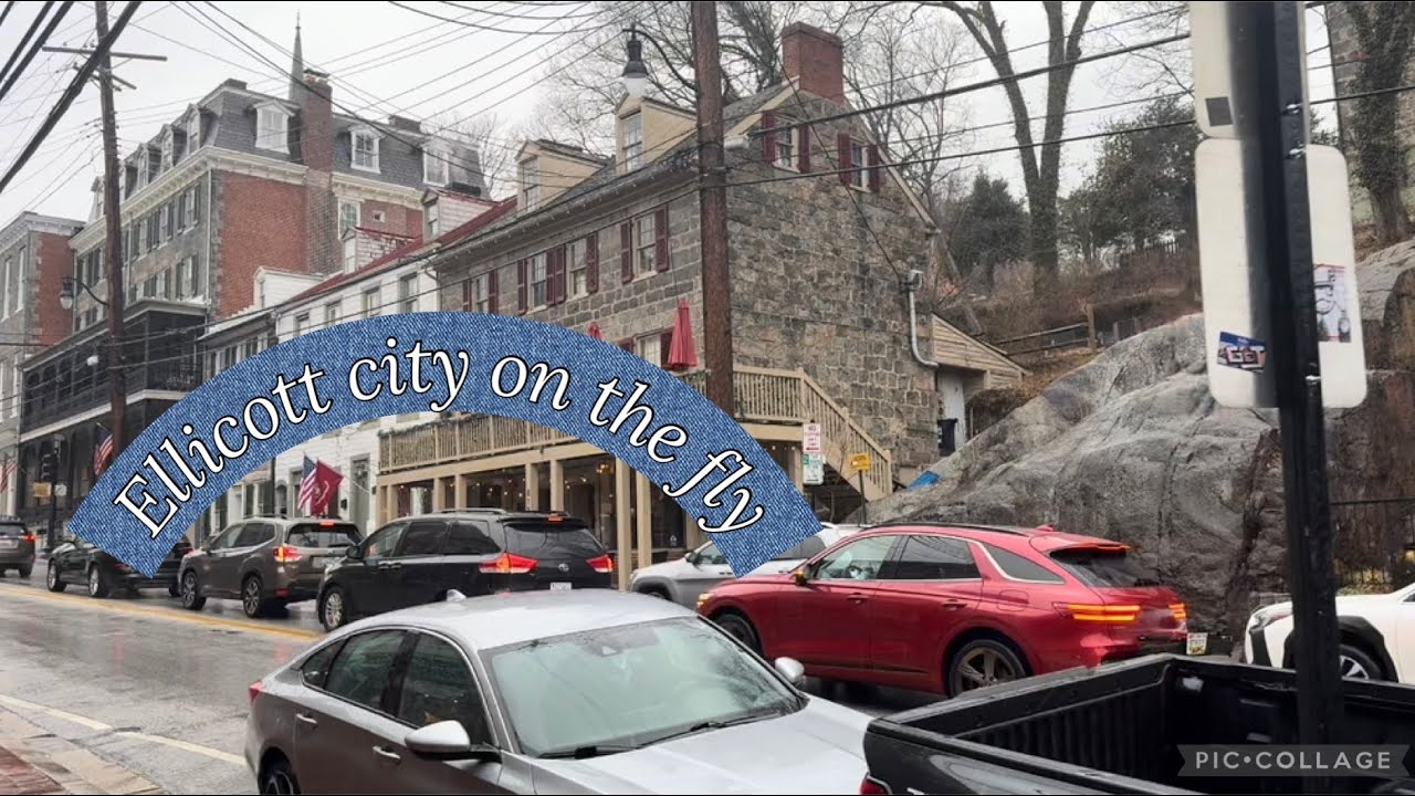 Ellicott city Maryland on the fly#OldTowns #EllicottCity