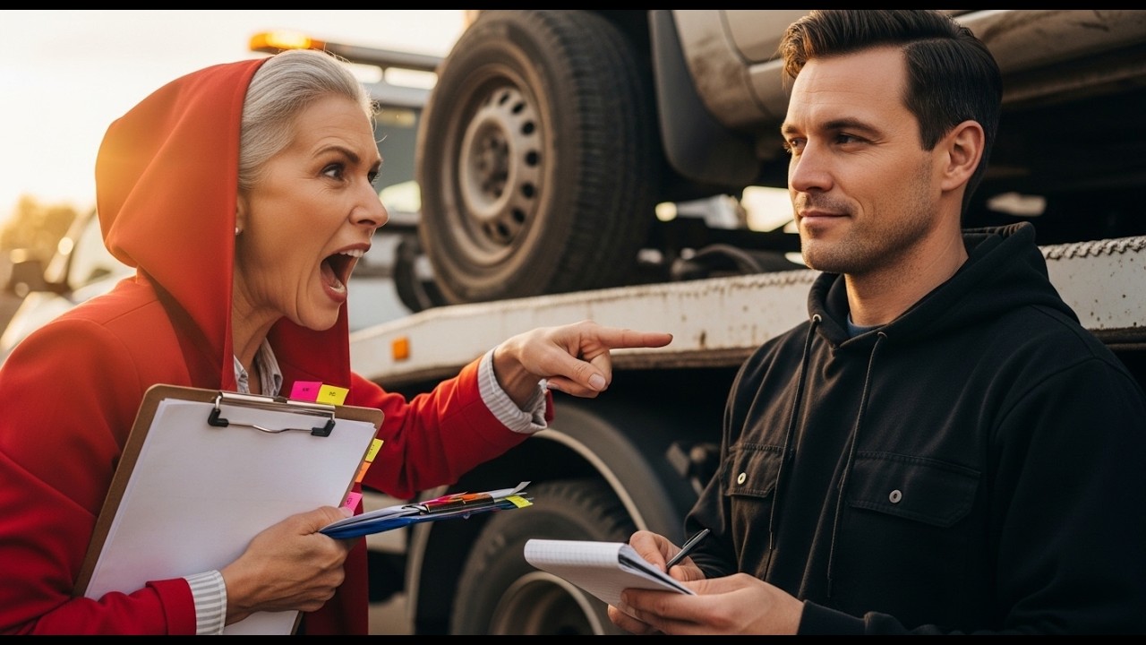 The Wheel-Lift Tow Truck Backed Into My Space And Gloria Screamed That She Was Doing The