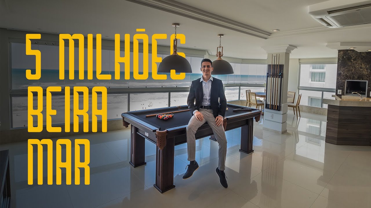 Apartamento Beira-Mar de Cap&atilde;o da Canoa - 5 Su&iacute;tes, 4 Vagas Garagem   R$5 milh&otilde;es!