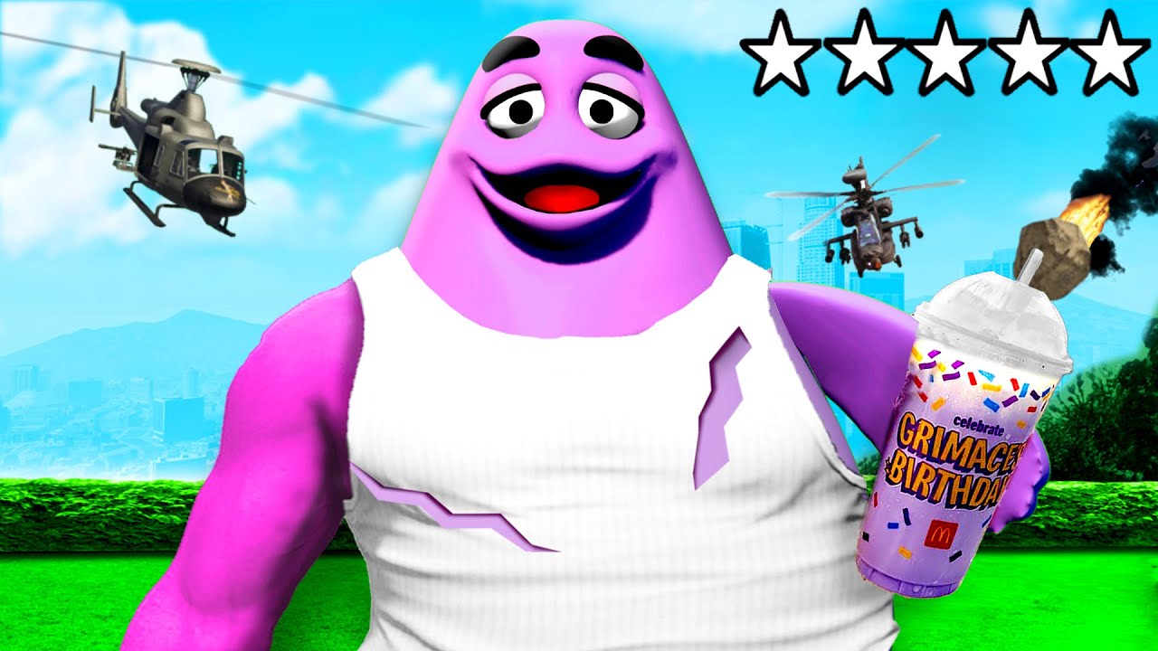 GTA 5 - FRANKLIN verwandelt sich zu GRIMACE!