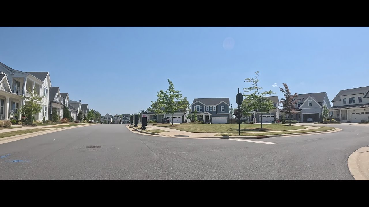 Wendell Falls NC: Part 2 - Drive through New Development 20 minutes from Raleigh
