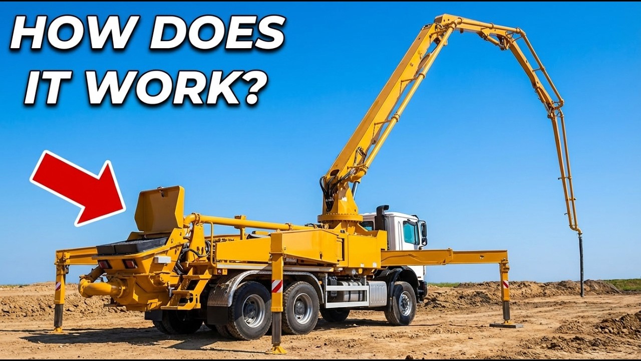 How does a concrete pump work?