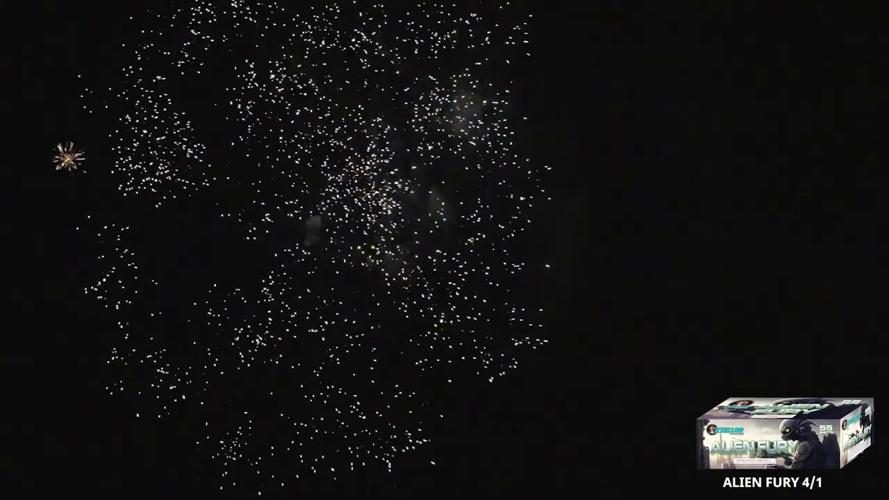 Alien Fury 55 Shots - Xtellar Fireworks