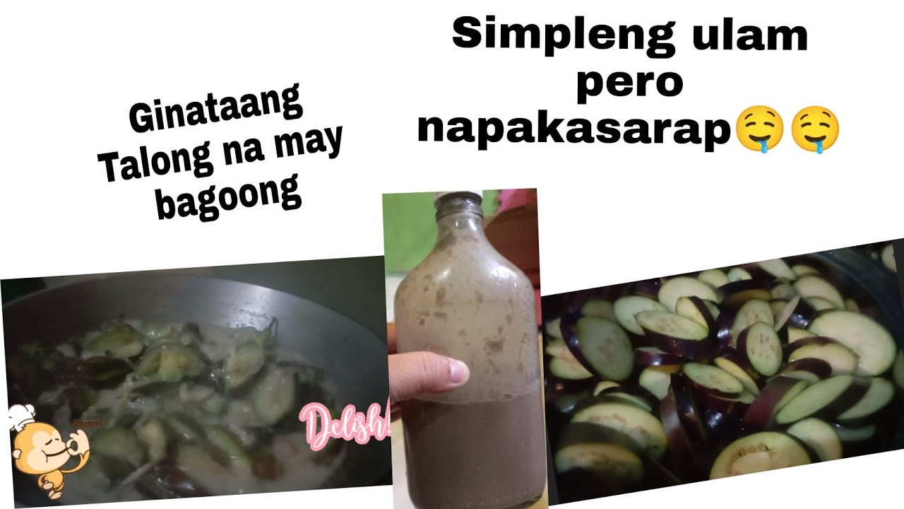 Ginataang Talong Na May Bagoong || Panlasang Pinoy ||