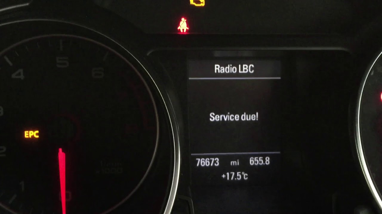 Как вручную сбросить индикатор сервисного обслуживания Audi A4 A5 с помощью гаечного ключа