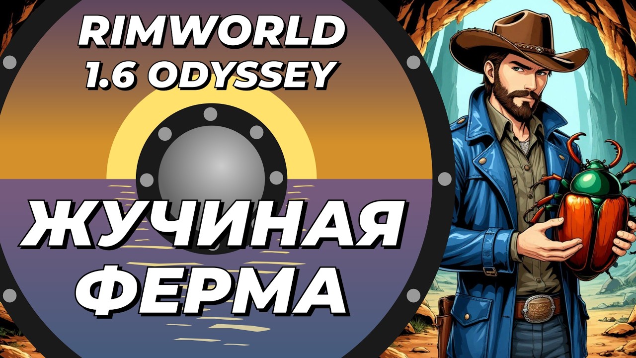 Как сделать жучиную ферму в Rimworld 1.6 Odyssey