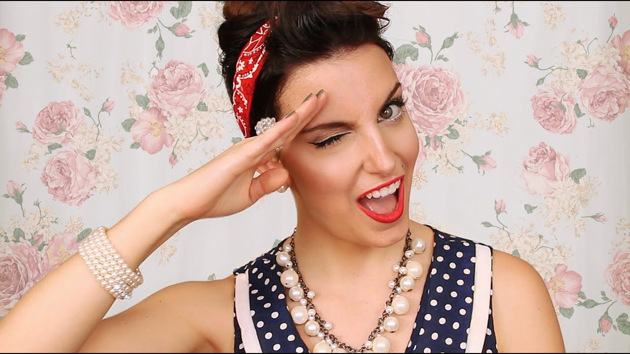 Maquillage Pin up vintage / Vintage Pin up makeup