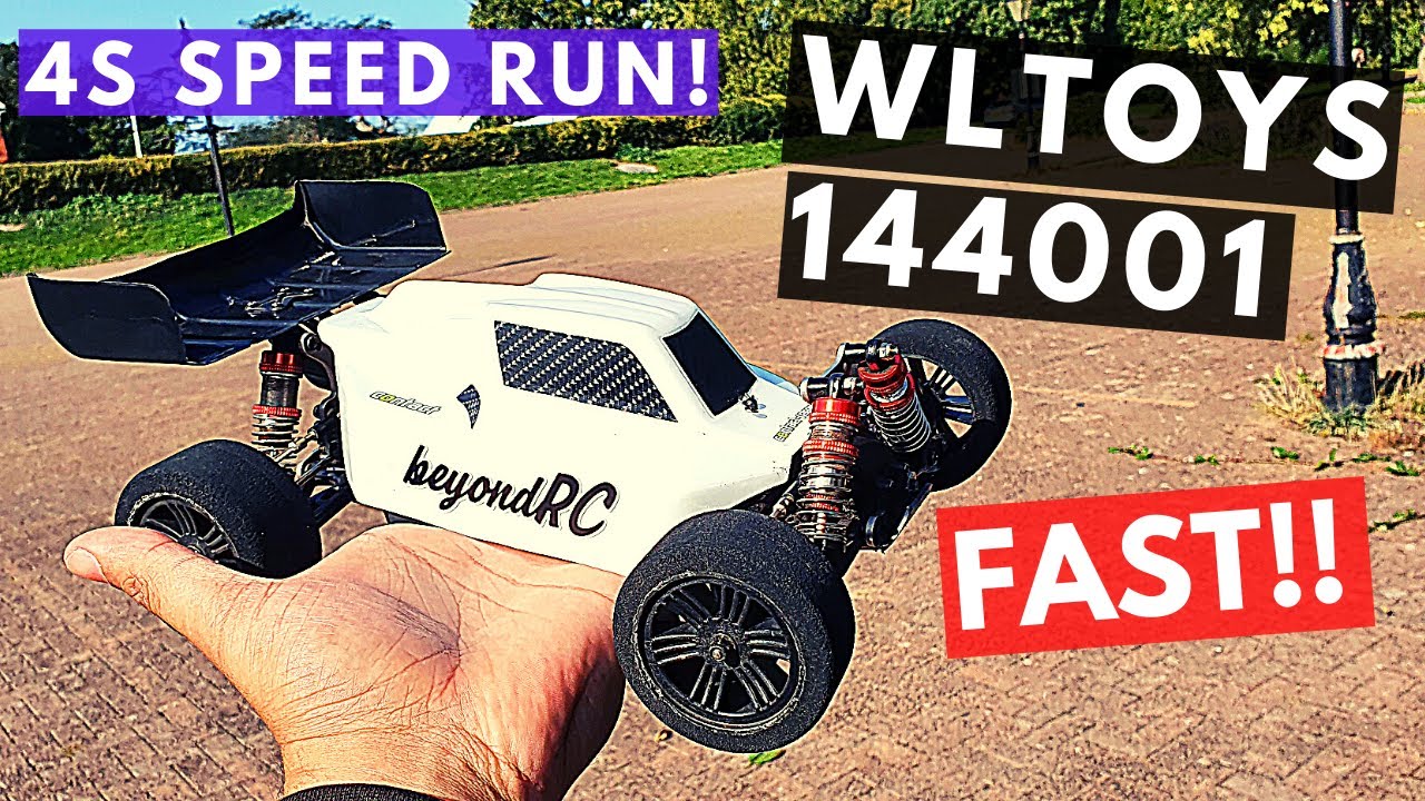 WLTOYS 144001 Brushless Conversion | 4s Speed Run!