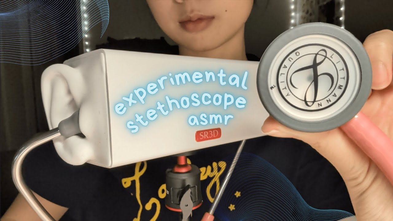 experimental asmr using my stethoscope on the sr3d