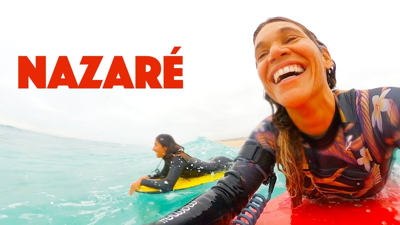 COMO É A ONDA DA NAZARÉ COM MAR PEQUENO