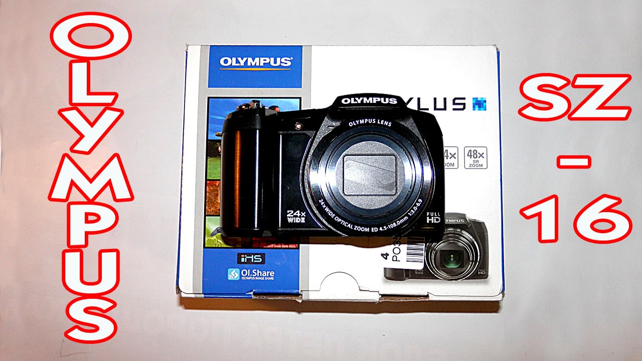 OLYMPUS SZ-16 распаковка