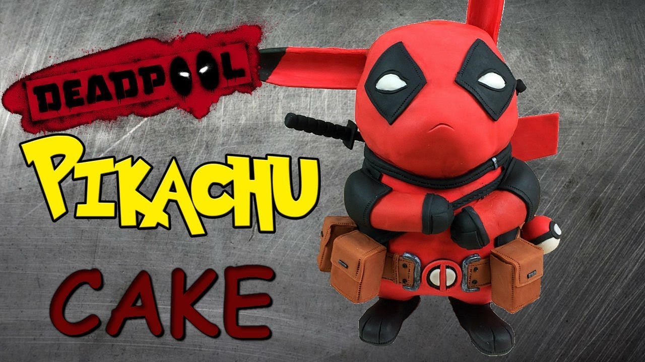 Deadpool Pikachu Cake