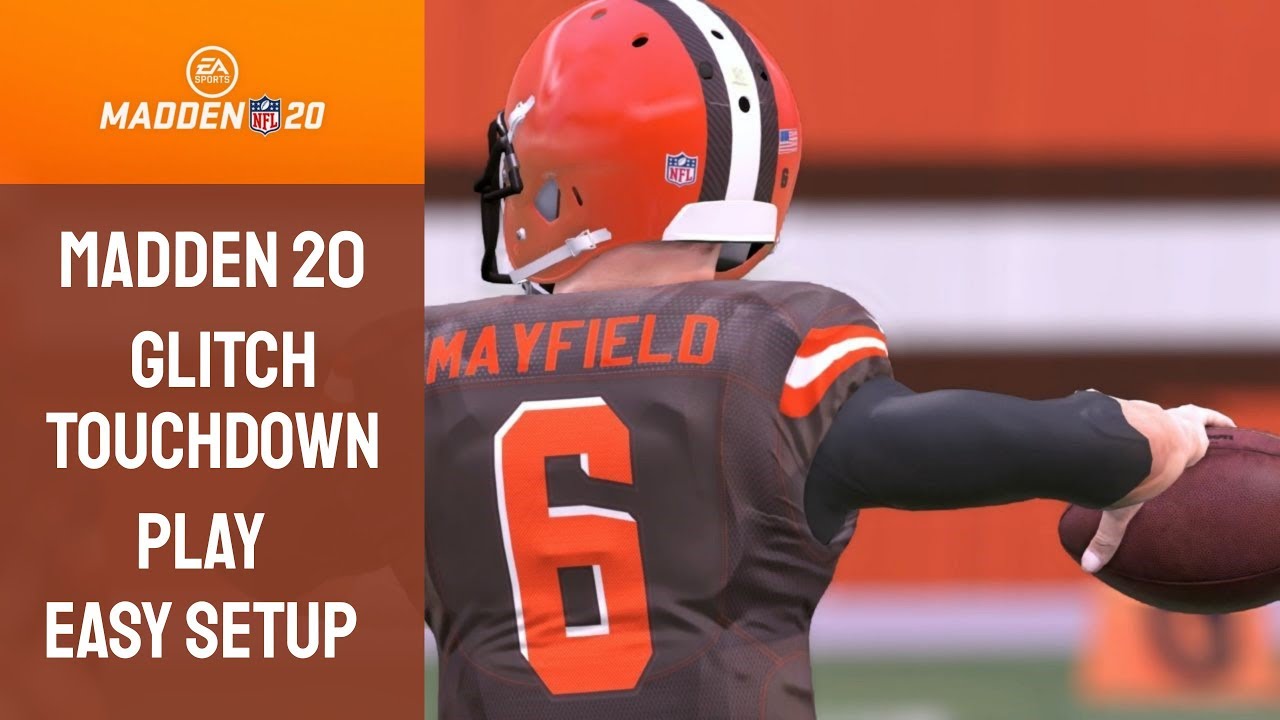 MADDEN 20 - ONE PLAY TOUCHDOWN PASS EASY SETUP!!!