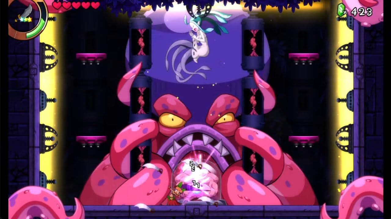 Shantae and The Seven Sirens Octo Siren Weakness
