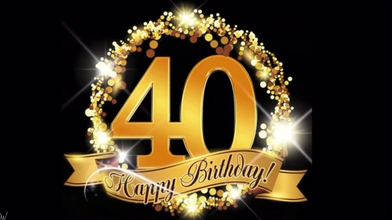 HBD Claire - 40th Birthday Background