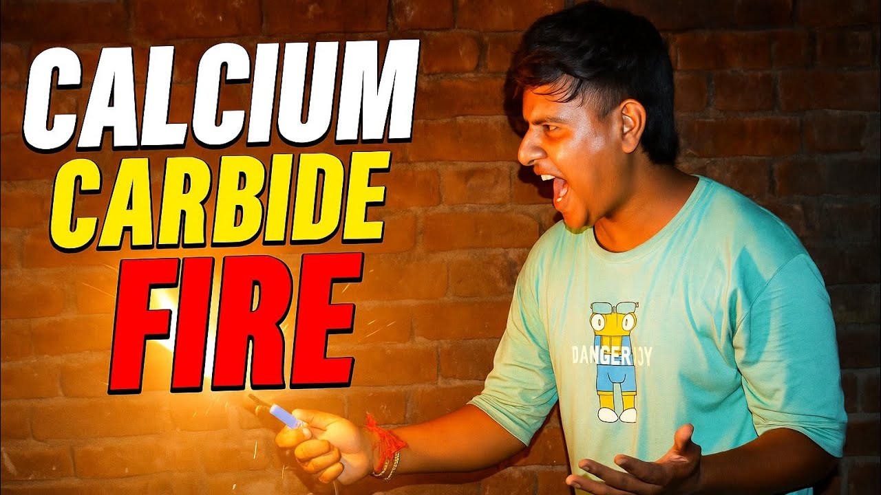 CALCIUM CARBIDE KAISE MADAD SE AAG LAGAYE कैल्शियम कार्बाइड कैसे मदद से आग लगाए