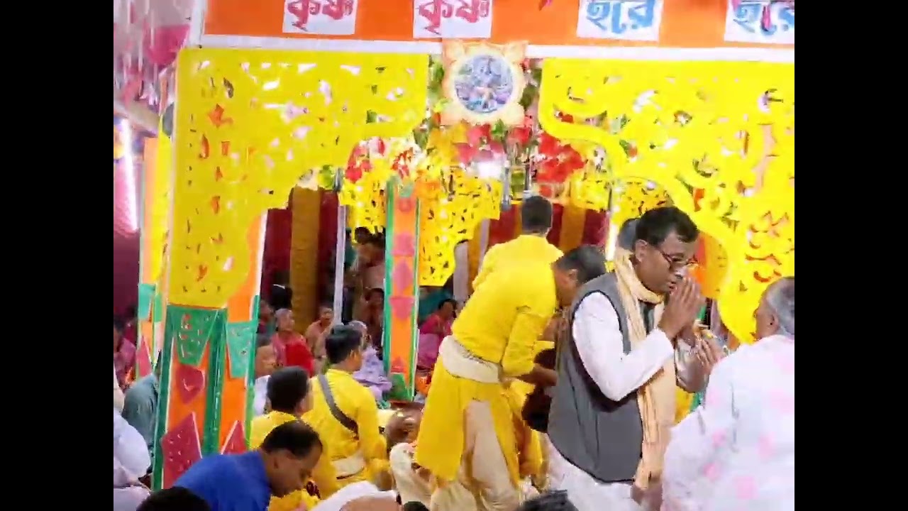 গৌর নিতাই সেবা সংঘের উদ্যোগে ১৬ প্রহর ব্যাপিতারকব্রহ্ম হরিনাম মহাযজ্ঞ। কালাকচুয়া, বুড়িচং, কুমিল্লা।