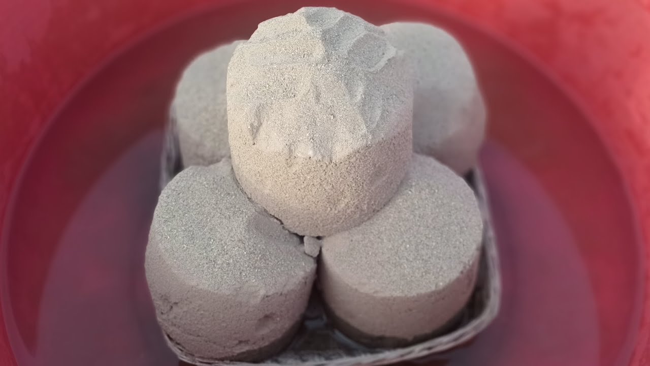 ASMR Very Soft Dusty 😻✨ Sand Cement Shapes dippingCrumble on Lots Of Water 🌊💦💦🌀