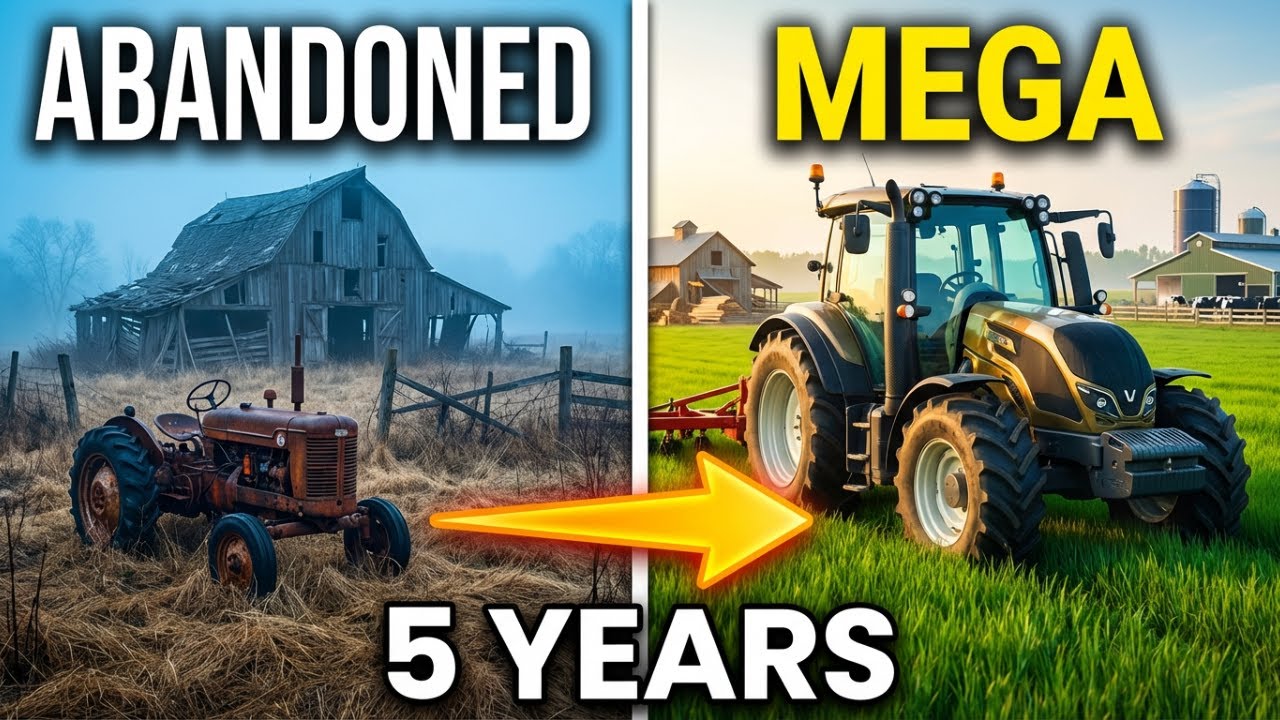 I Spent 5 Years Rebuilding an Abandoned Farm (FULL FILM) | Farming Simulator 25