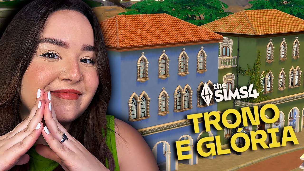 Construí pela PRIMEIRA VEZ com The Sims 4: Trono e Glória 👑