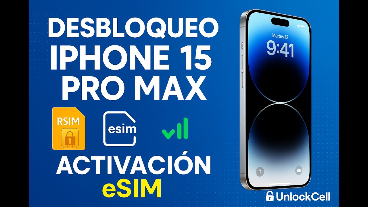 🔓¡Así se libera un iPhone 15 Pro Max fácil! Mira el video paso a paso
