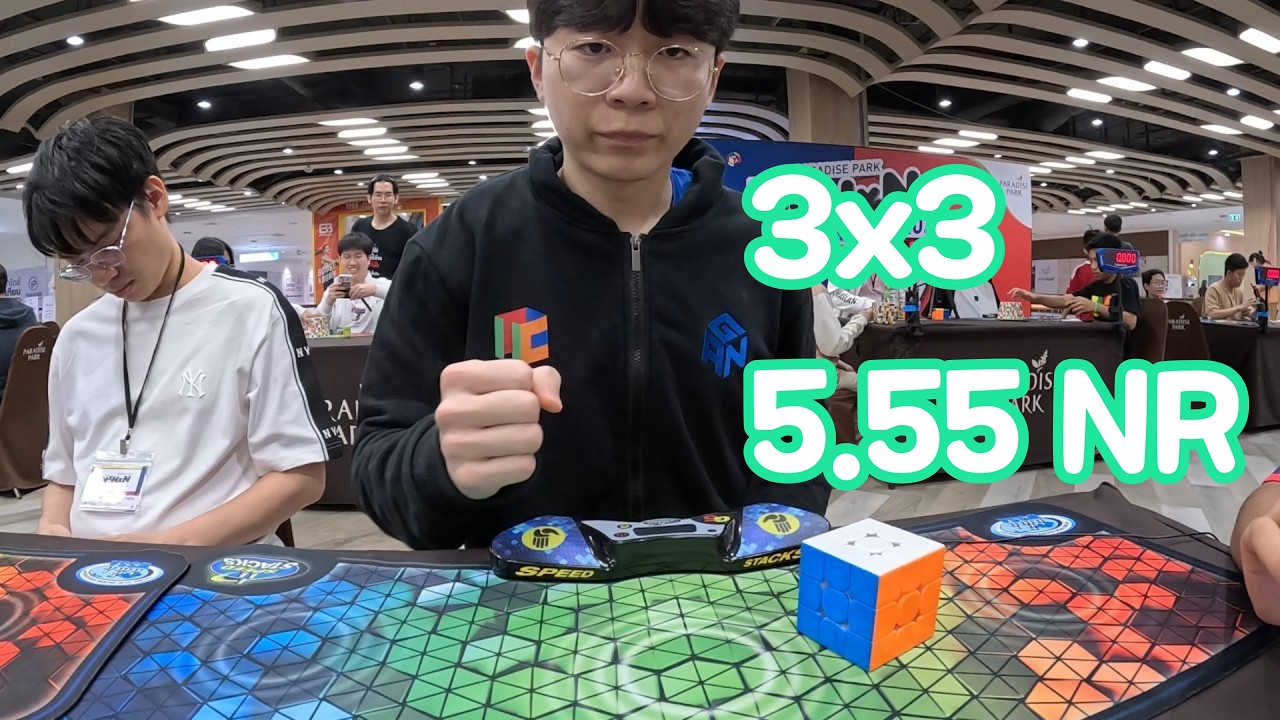 5.55 3x3 National Record Average In Thailand