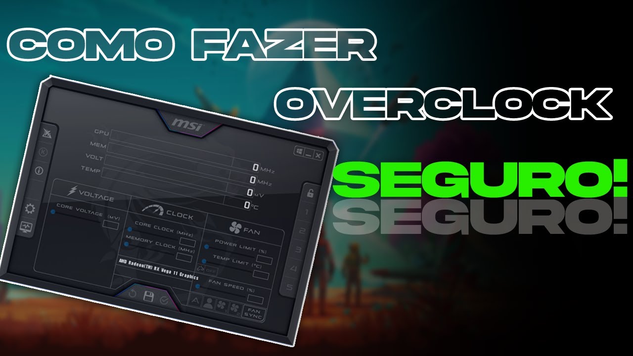 OVERCLOCK SEGURO MSI AFTERBURNER - RTX 2060