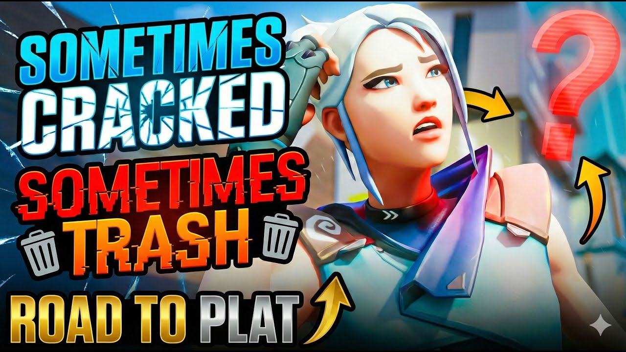 Sometimes Cracked Sometimes Trash 😂 | Low Elo Valorant Ranked Live | Road to Plat | India #valorant