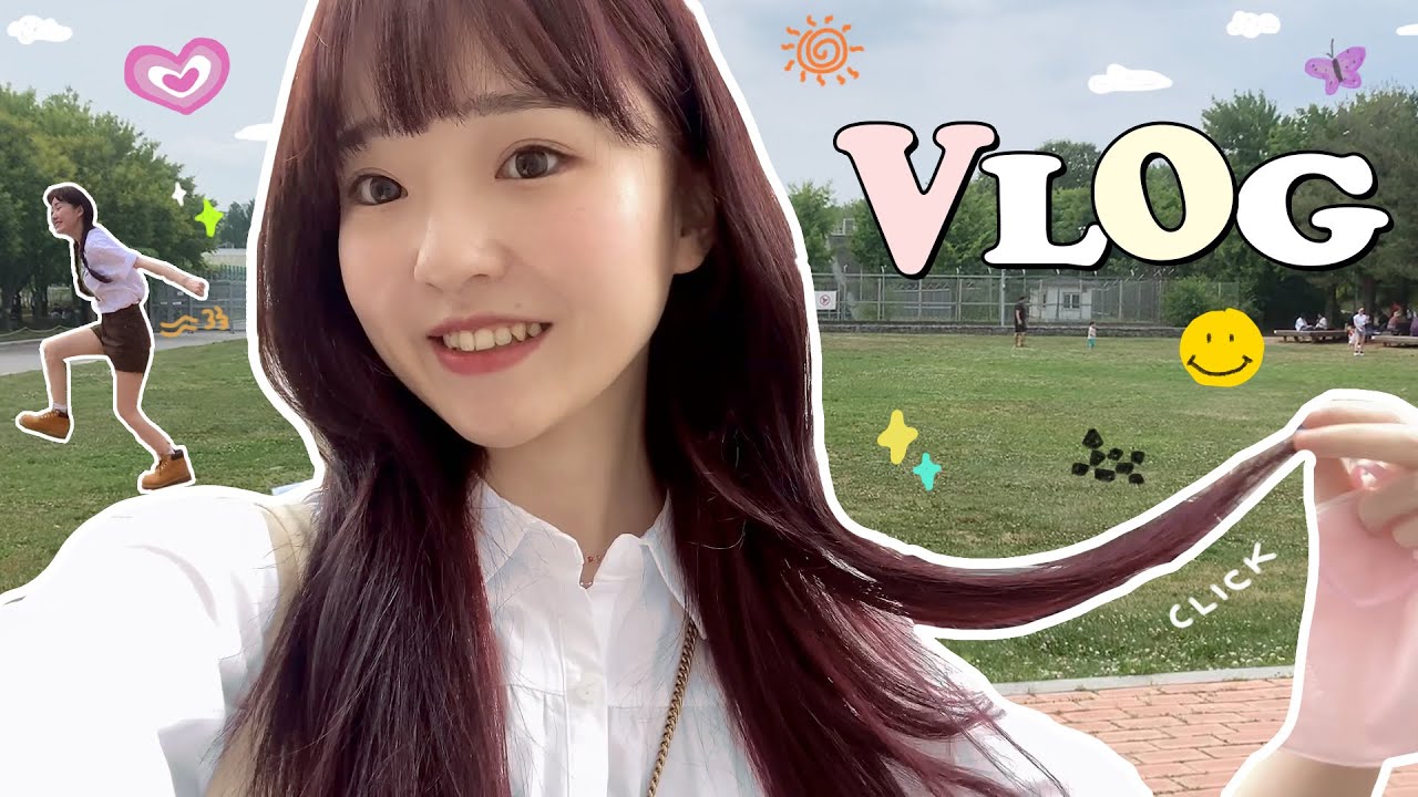 브이로그🌿 | 성수동, 레드 염색, 올리브영 언박싱, 따릉이타고 서울숲가는 알찬 일상 (달리프 유료광고포함)