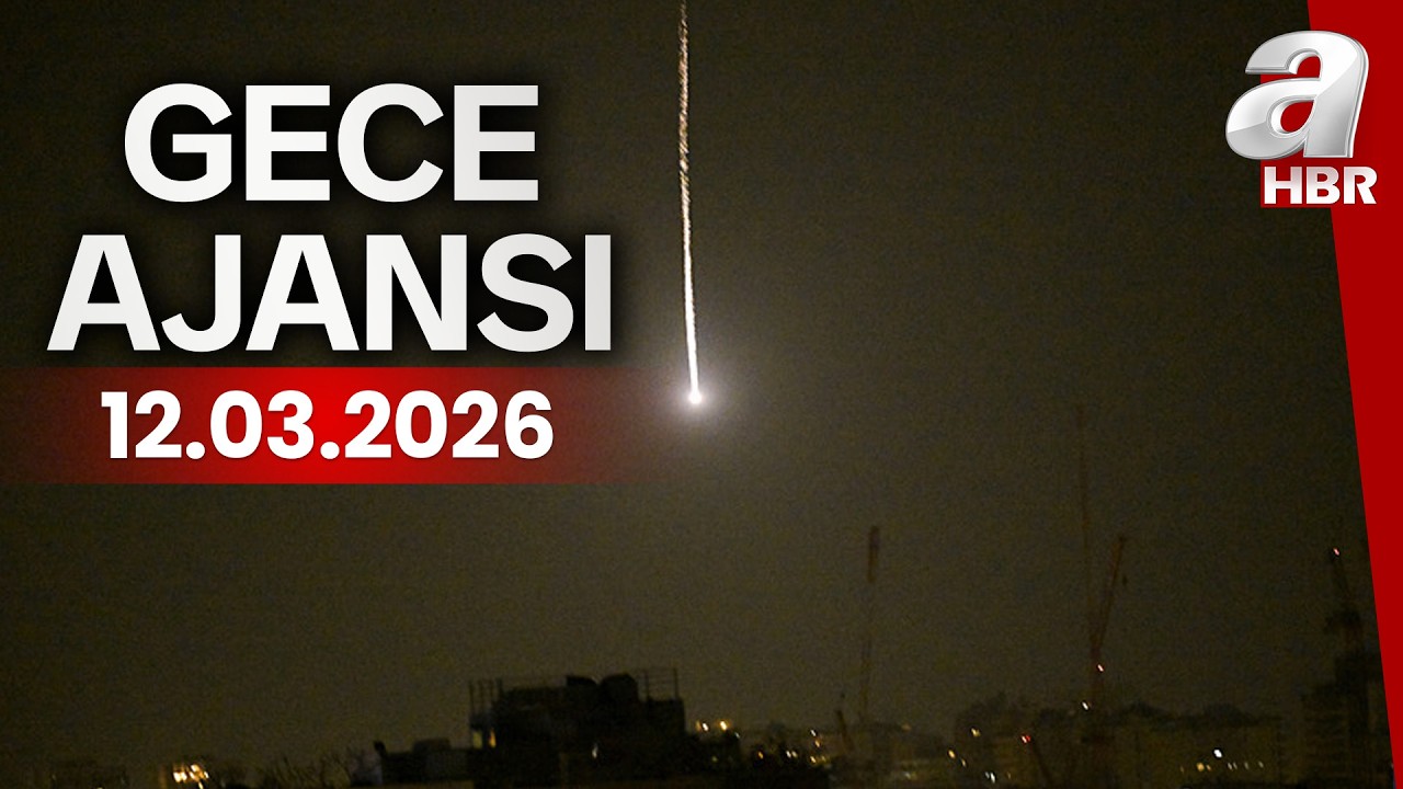 İran Tel Aviv'i vurdu Küresel medya göstermedi - Gece Ajansı - 12.03.2026 | A Haber