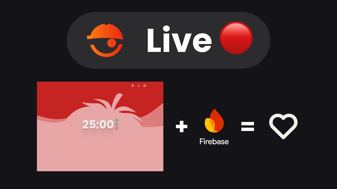 [Live 🔴] Using firebase with our pomodoro timer