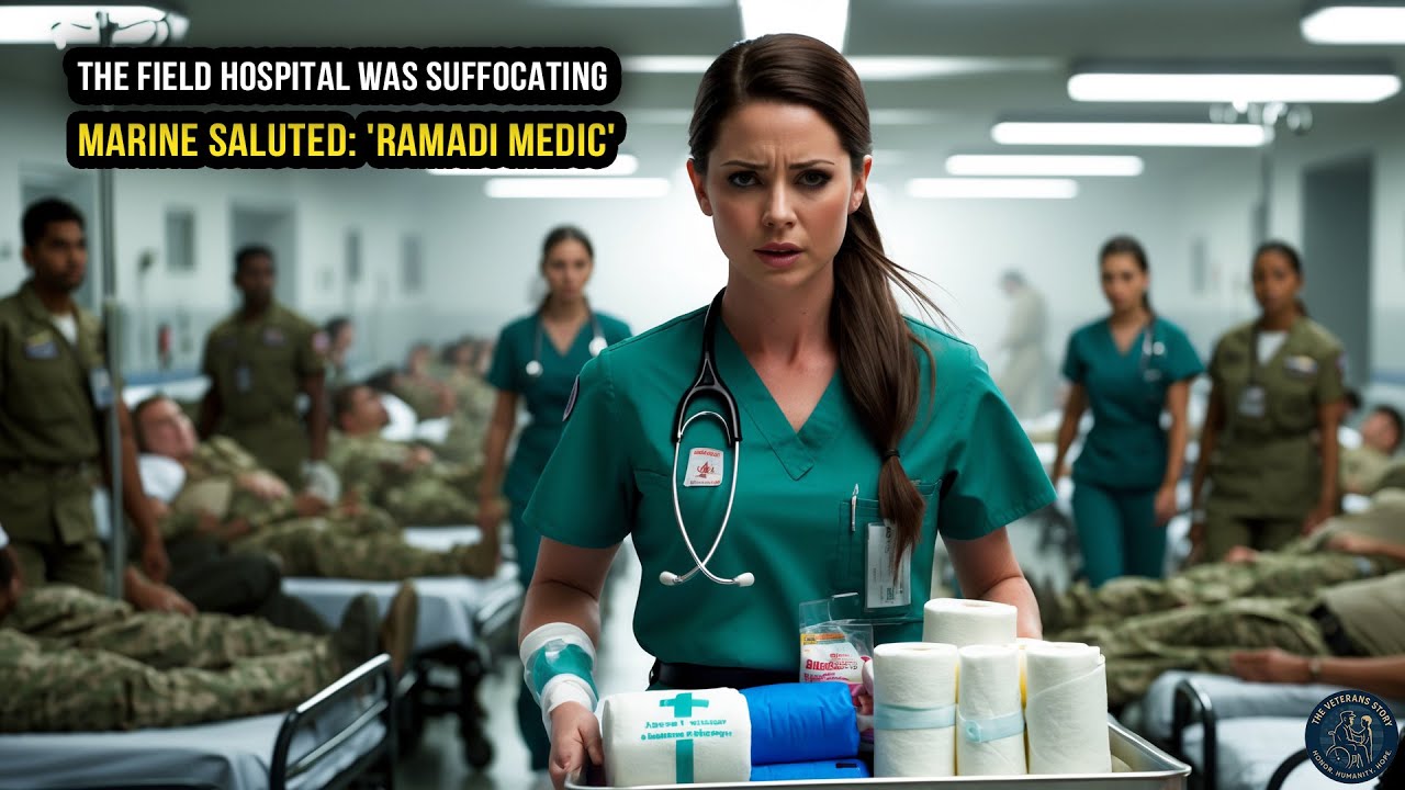 She Treated Dozens Without Rest — Then a Marine Saluted: "Ramadi Medic."