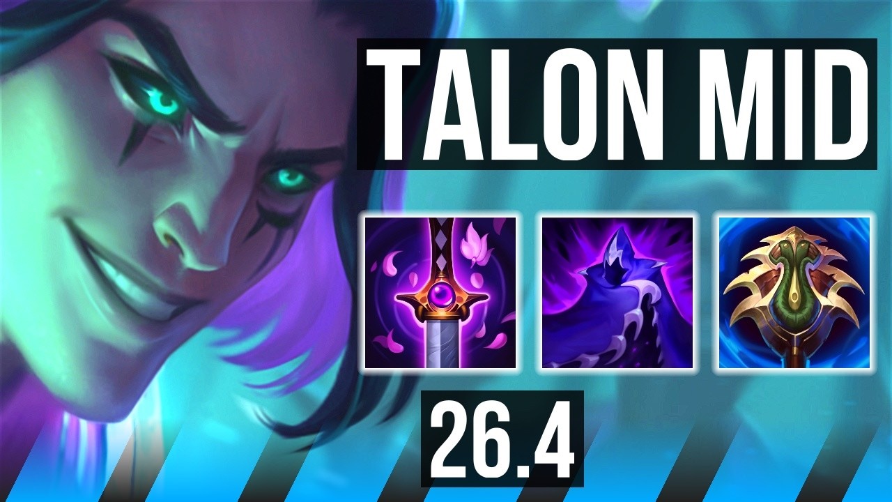 TALON vs AKALI (MID) | EUNE Master | 26.4
