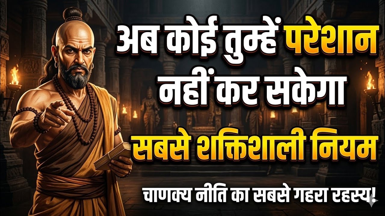 अब कोई तुम्हें परेशान नहीं कर सकेगा सबसे शक्तिशाली नियम Chanakya Niti Best Motivational Video