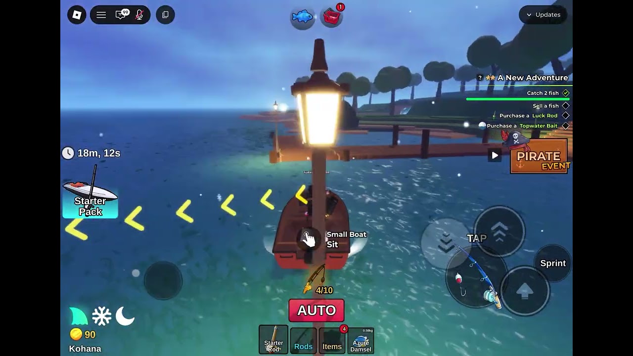 I’m playing fish it