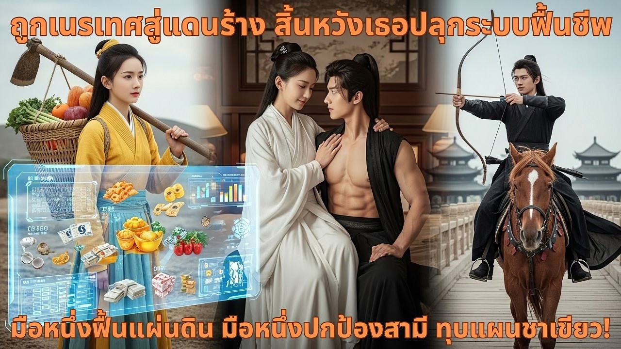 ถูกเนรเทศสู่แดนร้าง สิ้นหวังเธอปลุกระบบฟื้นชีพ มือหนึ่งฟื้นแผ่นดิน มือหนึ่งปกป้องสามี ทุบแผนชาเขียว!