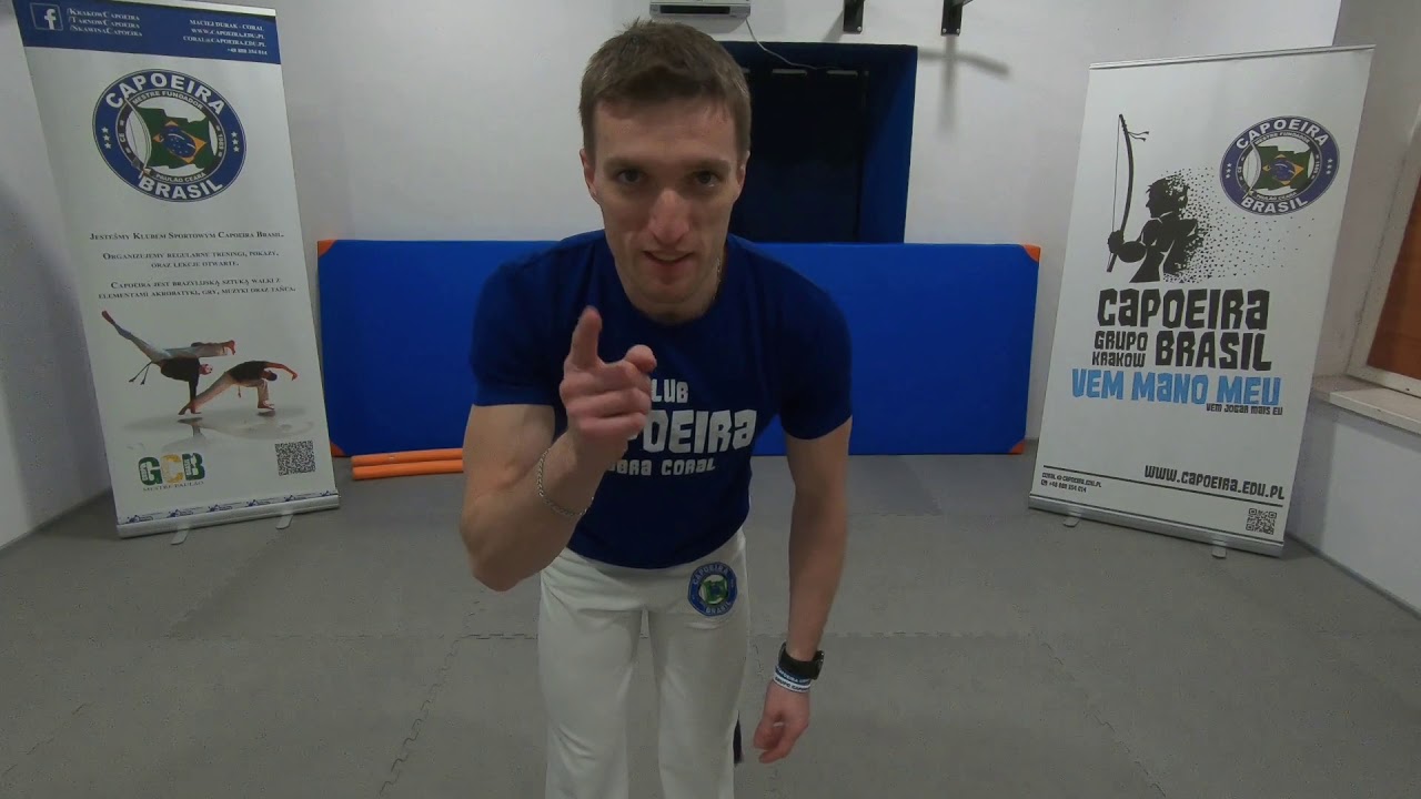 Capoeira training / trening dla dzieci w domu / Klub Capoeira Cobra Coral / GCB / part 1