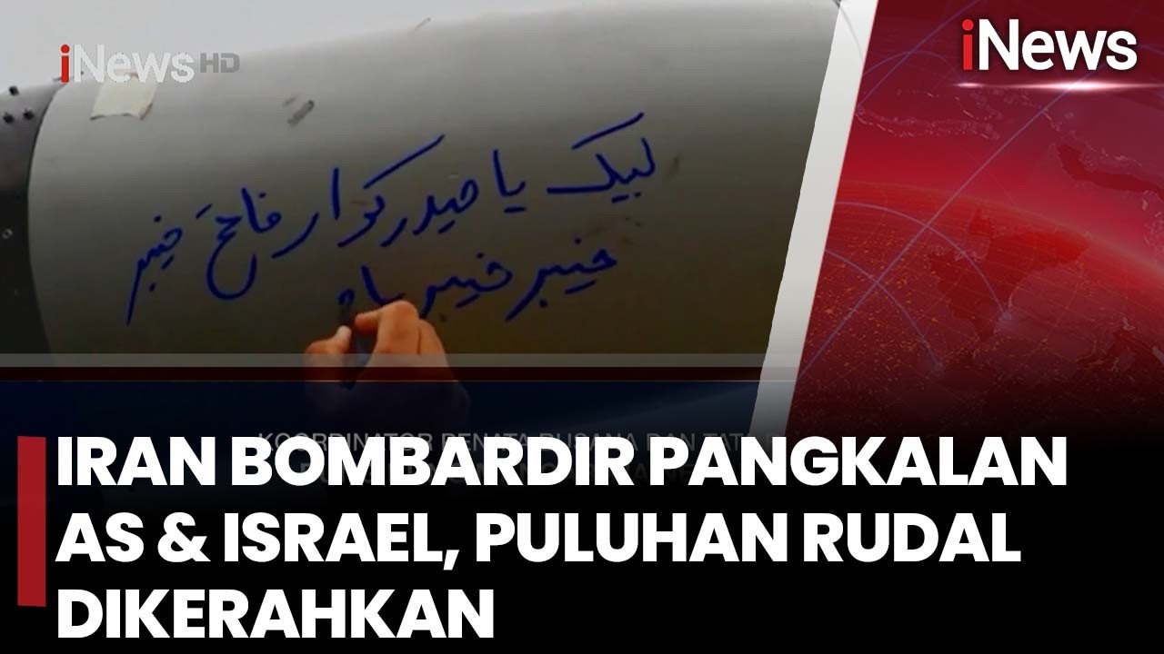 Iran Bombardir Pangkalan AS & Israel, Puluhan Rudal Dikerahkan | iNews Siang 21/3